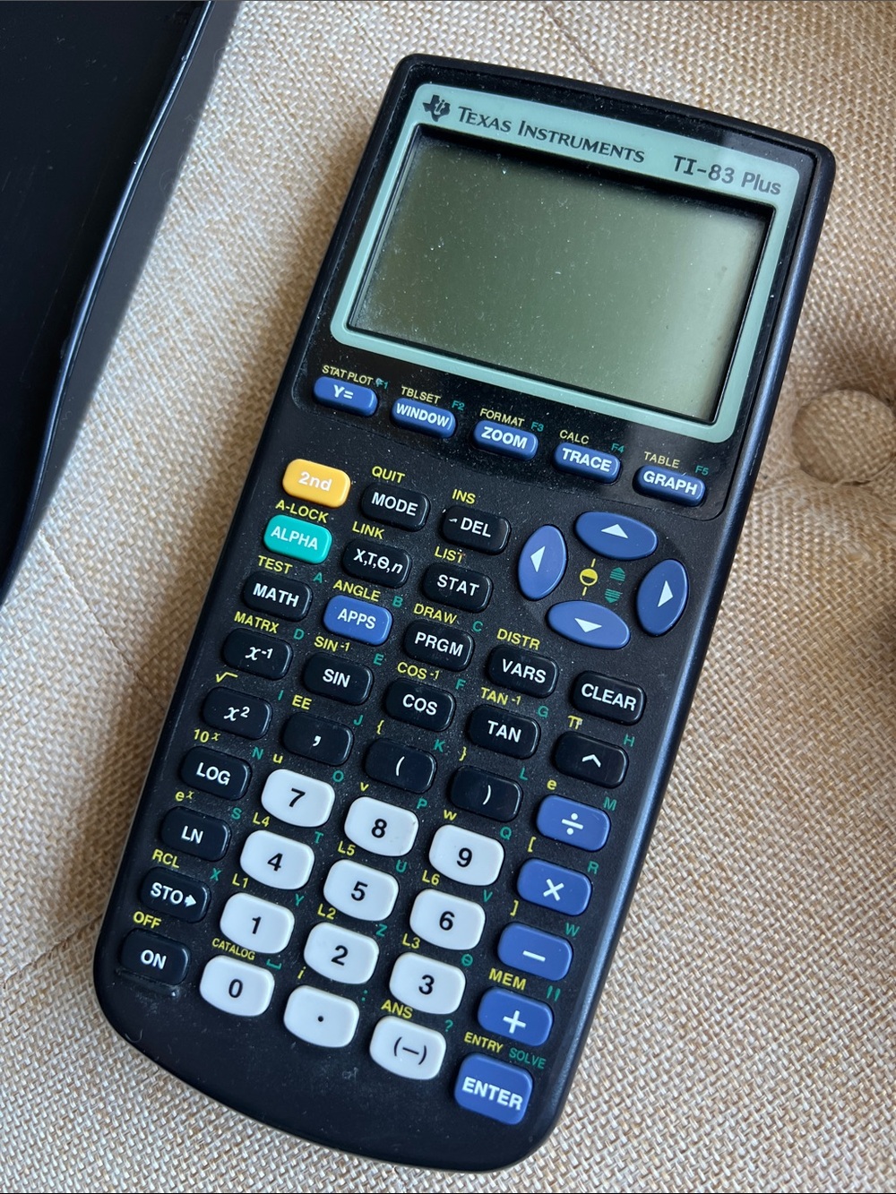TI-83 Plus Texas Instruments Black Graphing Calculator